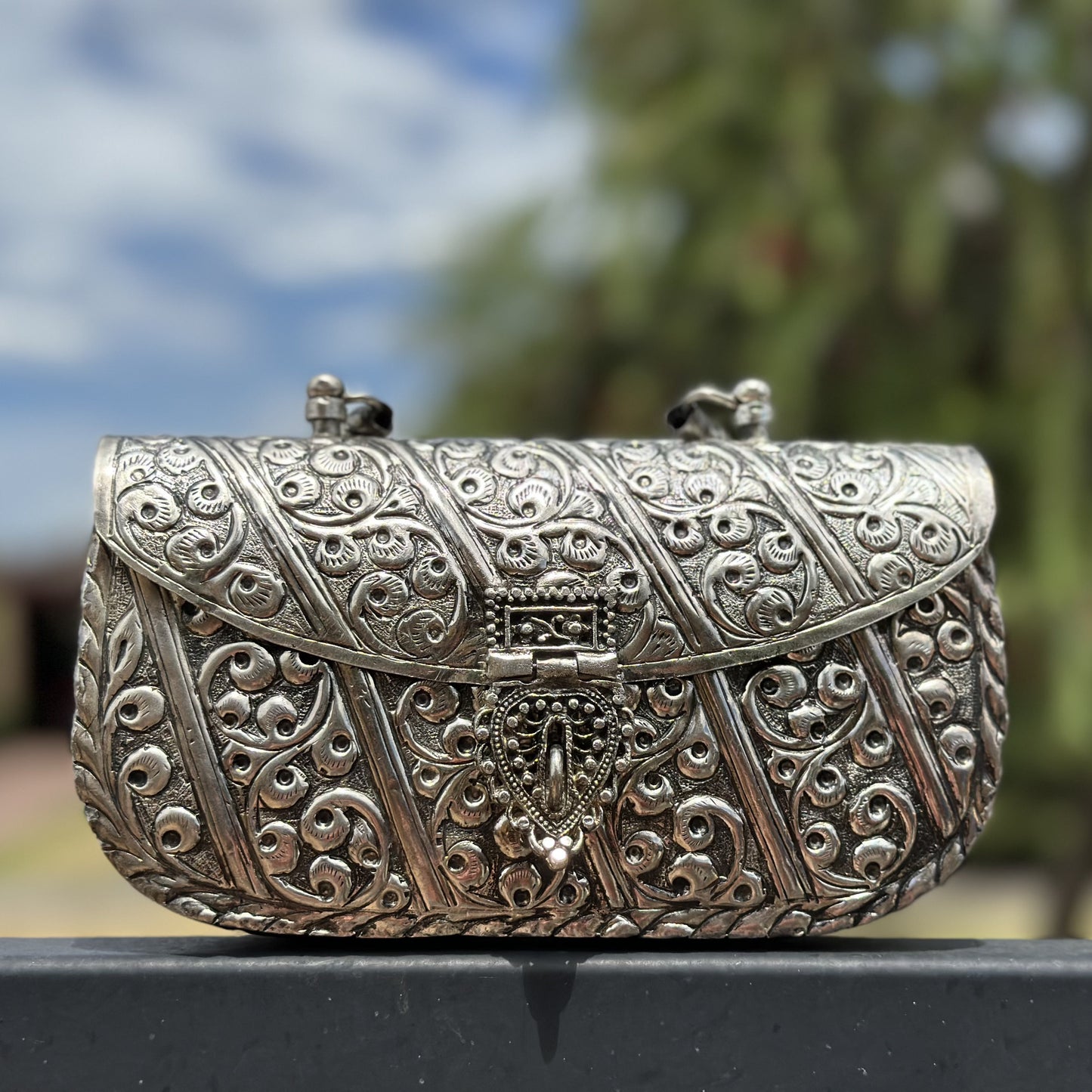 Heirloom Luxe  - Antique Metal Bag
