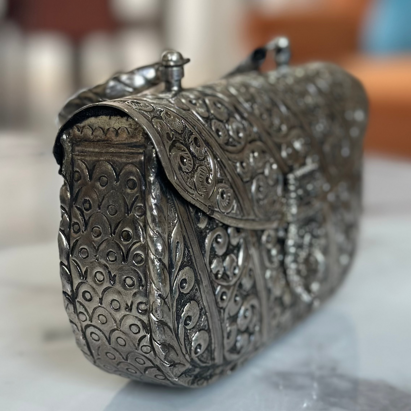 Heirloom Luxe  - Antique Metal Bag