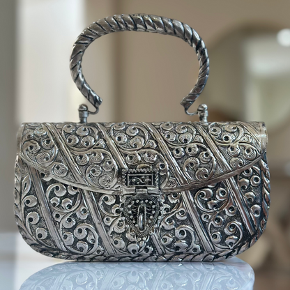 The Eternel Heirloom: Handcrafted antique heritage metal bag